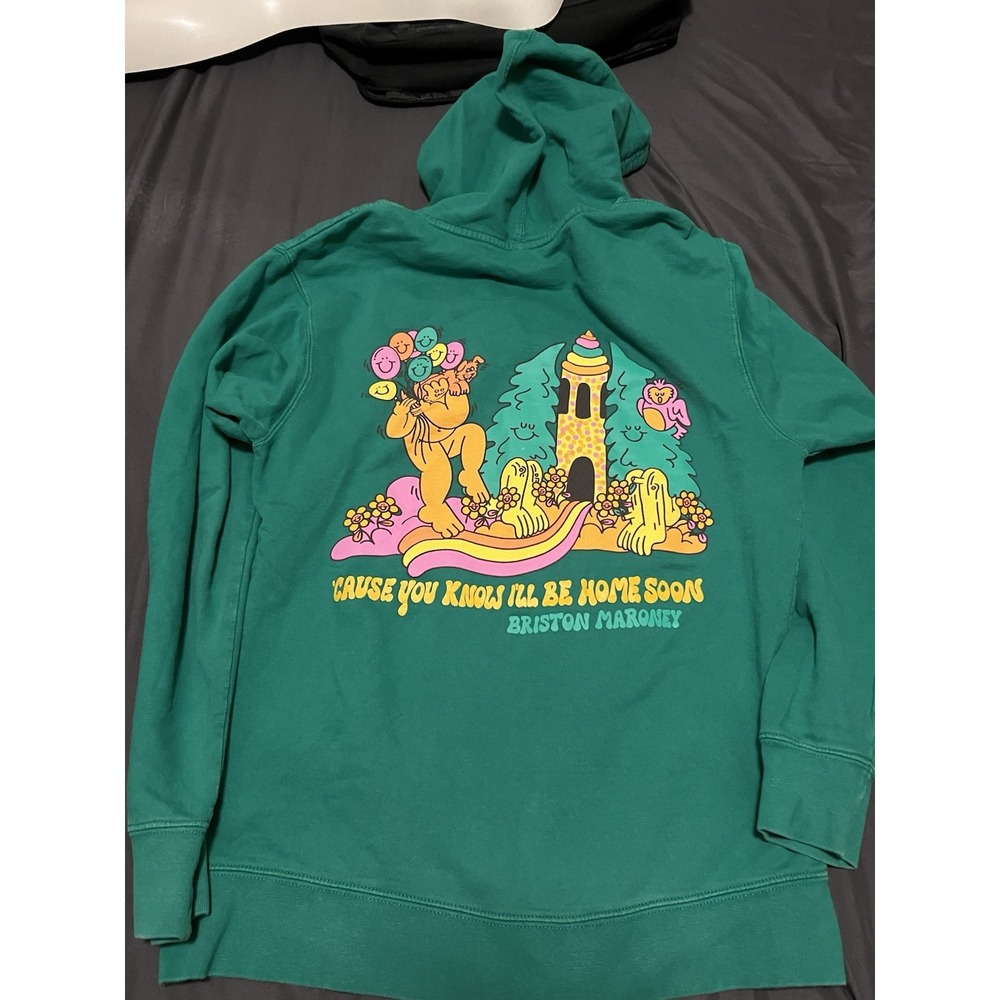 Vintage Graphic Briston Maroney Green Hoodie